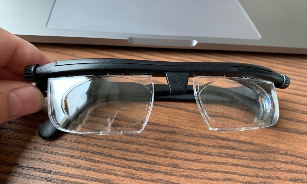 Close up of Flex Vision in front of a laptop